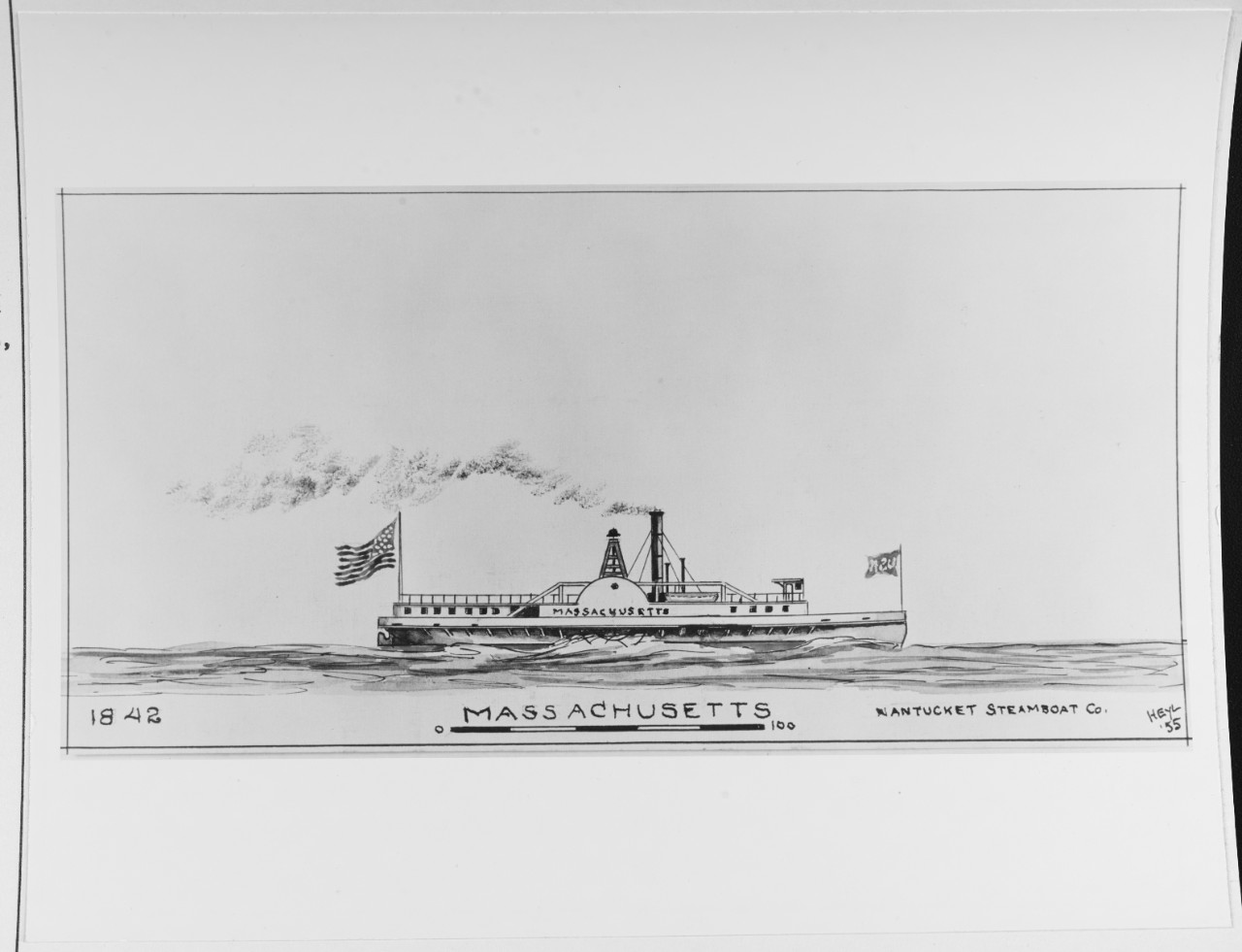 MASSACHUSETTS (American merchant steamer, 1842-1881)