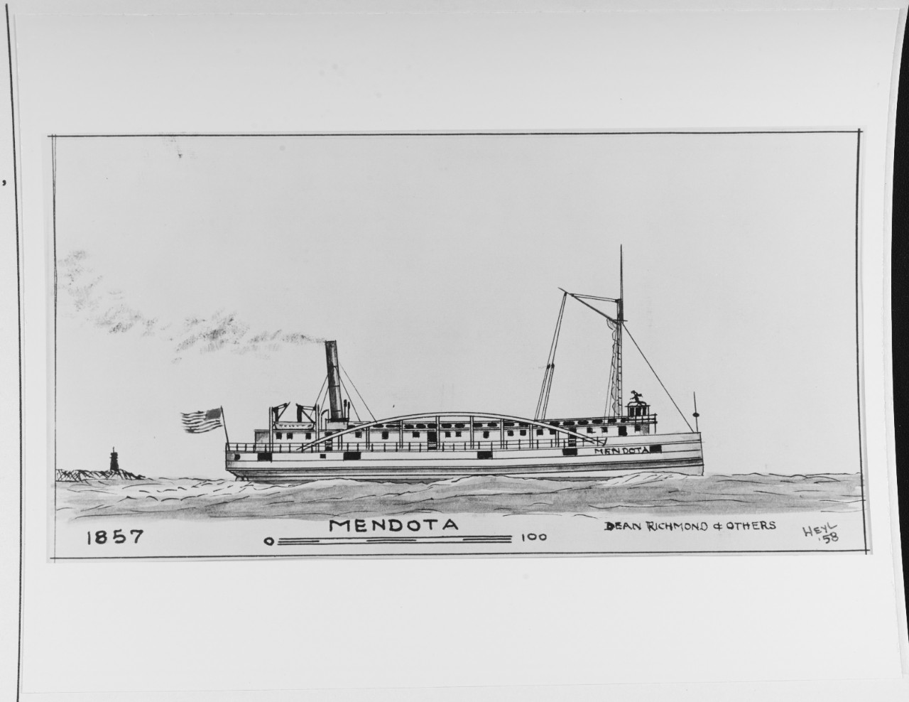 MENDOTA (American merchant steamer, 1857-1875)