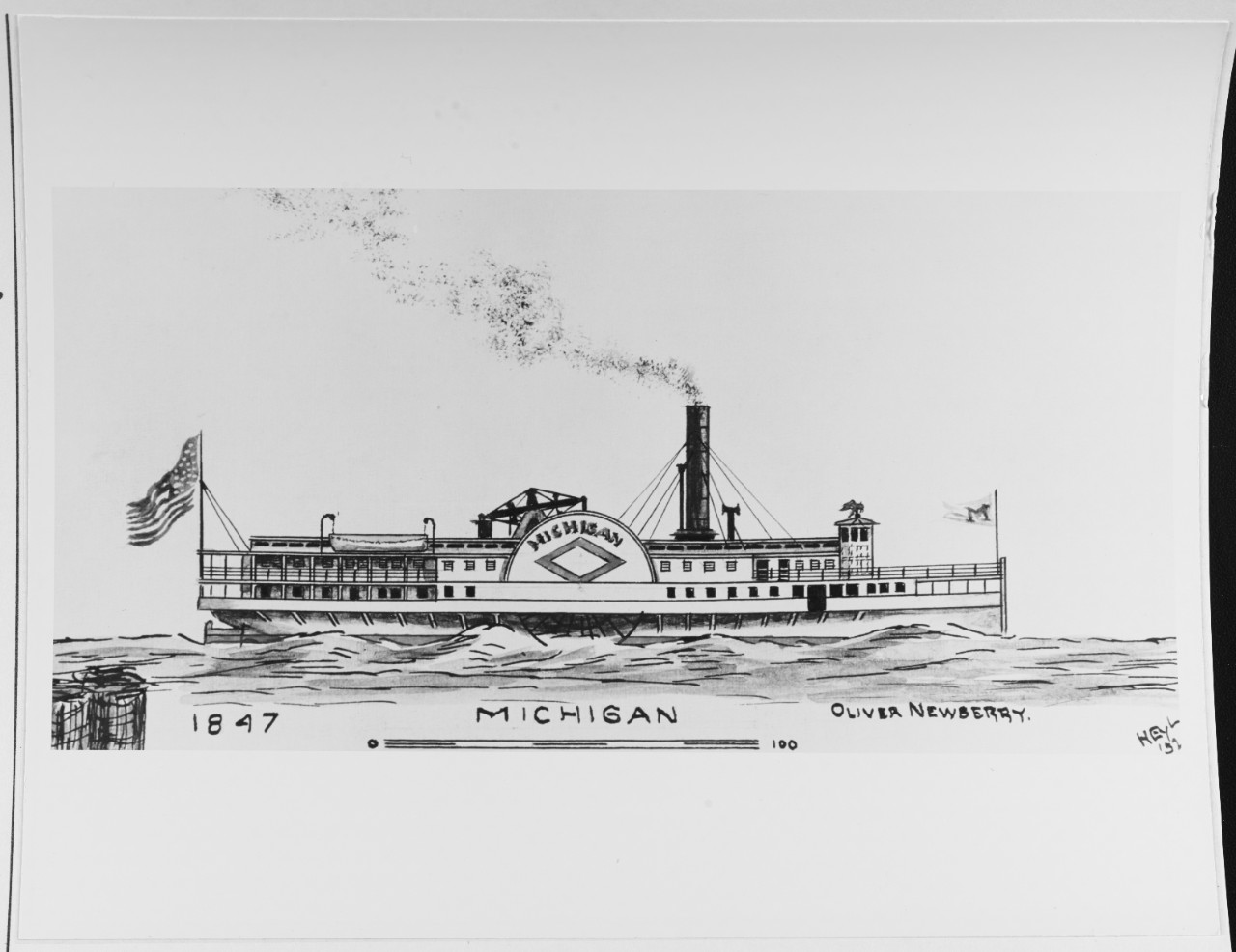 MICHIGAN (American merchant steamer, 1847-1865)
