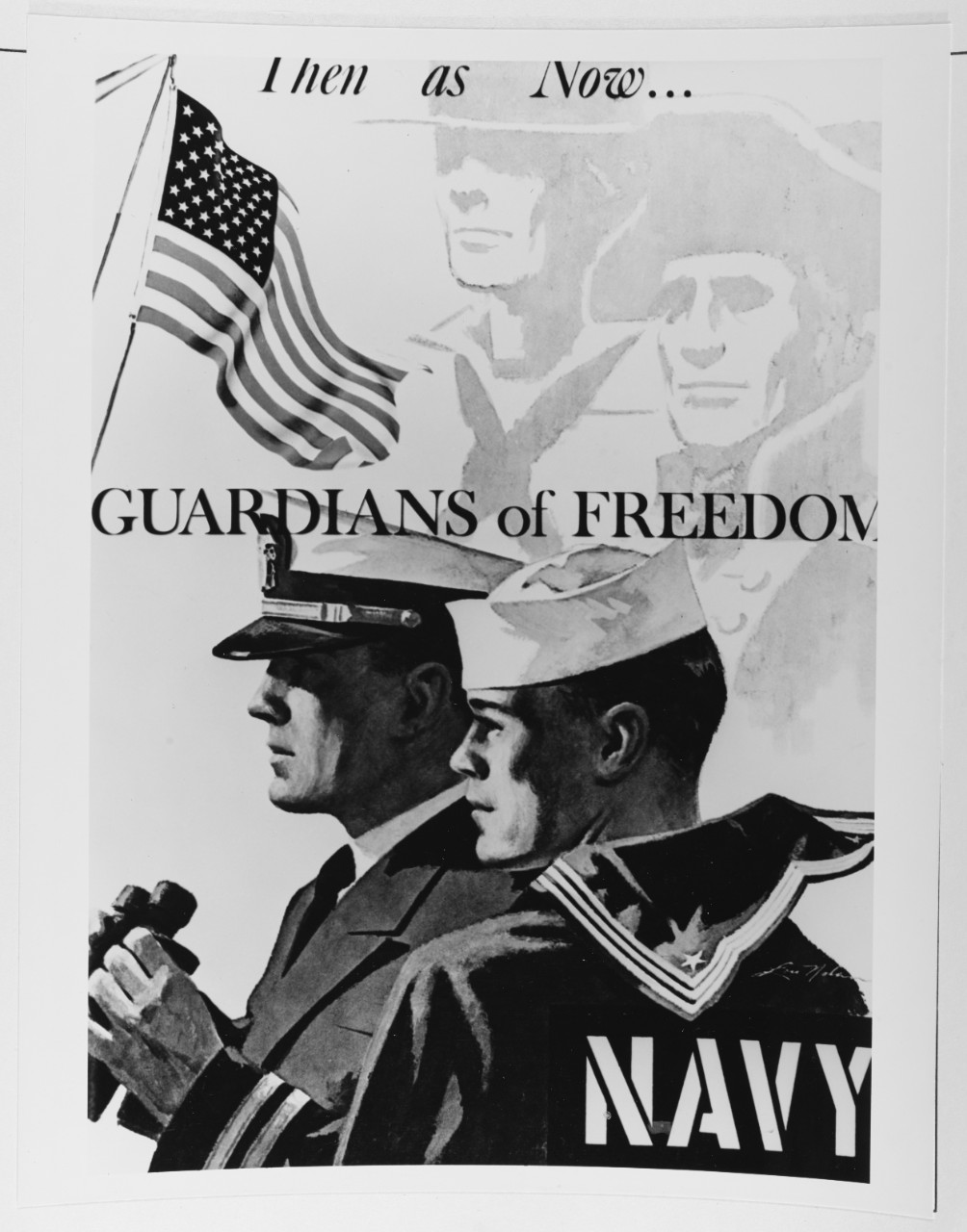 Navy recruiting poster:  "Guardians of Freedom"