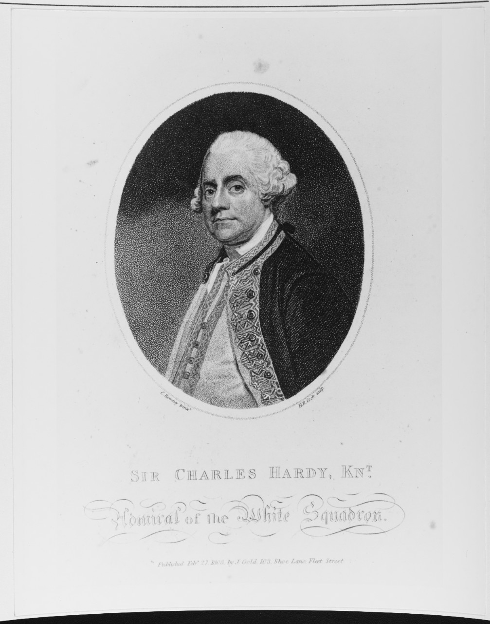 Admiral Sir Charles Hardy, RN