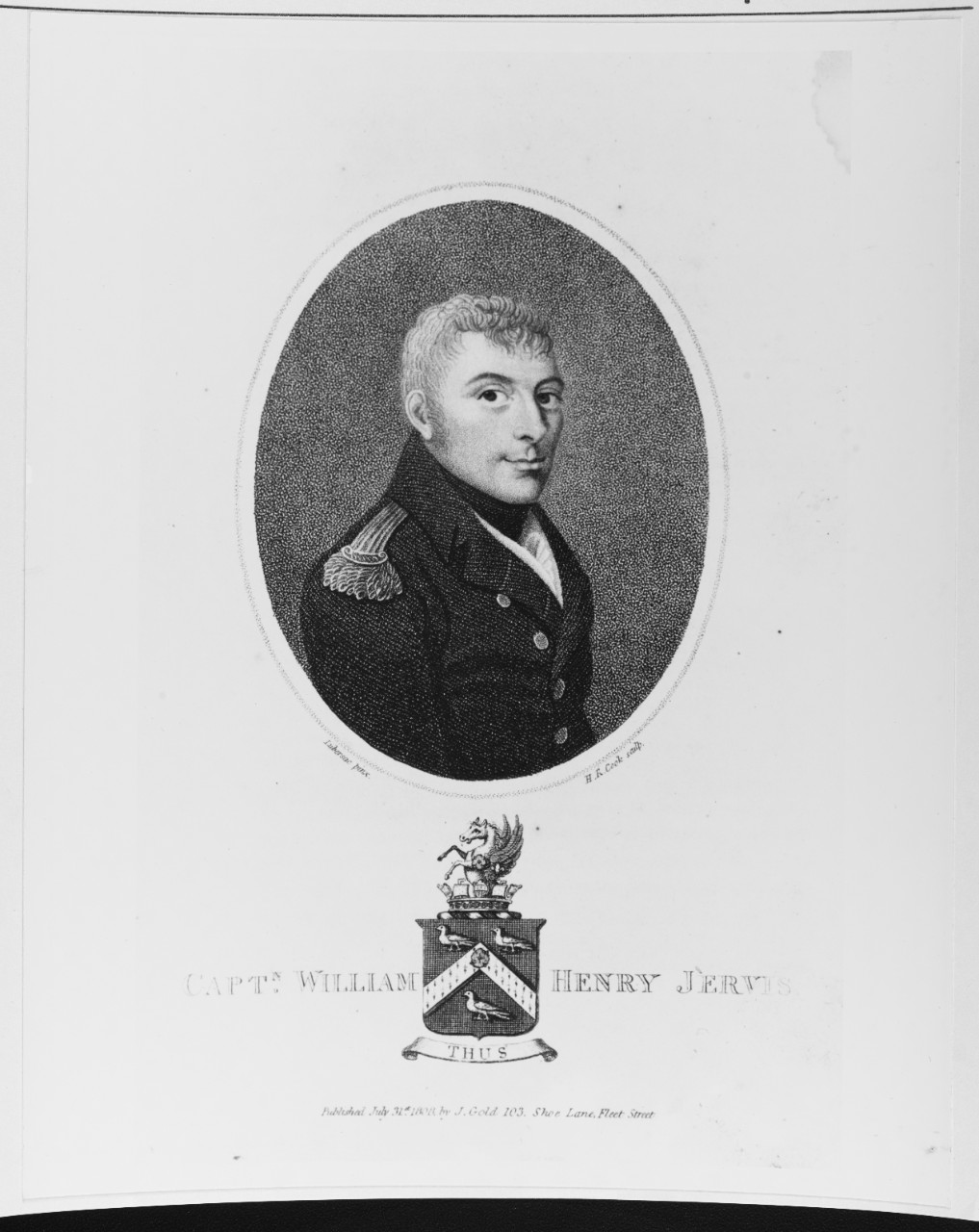 Captain William Henry Jervis, RN