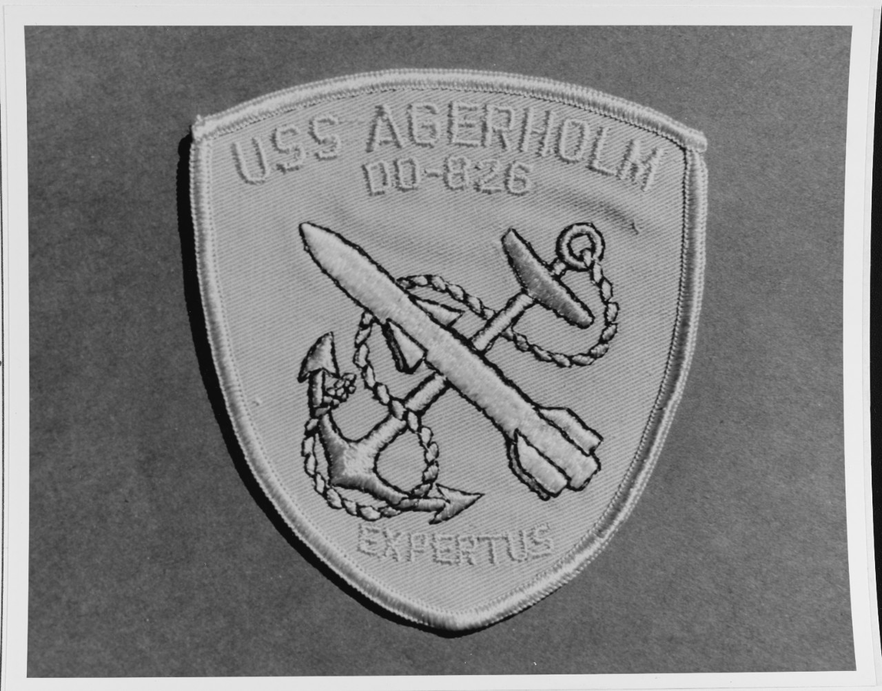 Insignia: USS AGERHOLM (DD - 826)