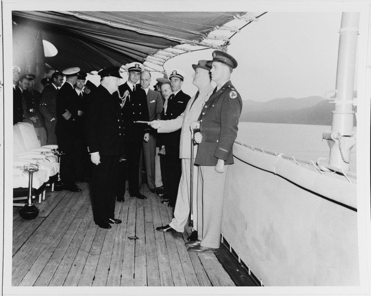 W.W. II: Atlantic Charter, 10 - 12 August 1941.