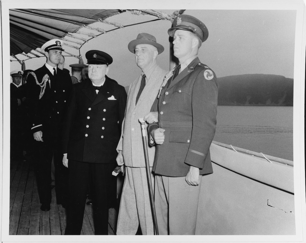 Photo #: NH 67201  Atlantic Charter Conference, August 1941