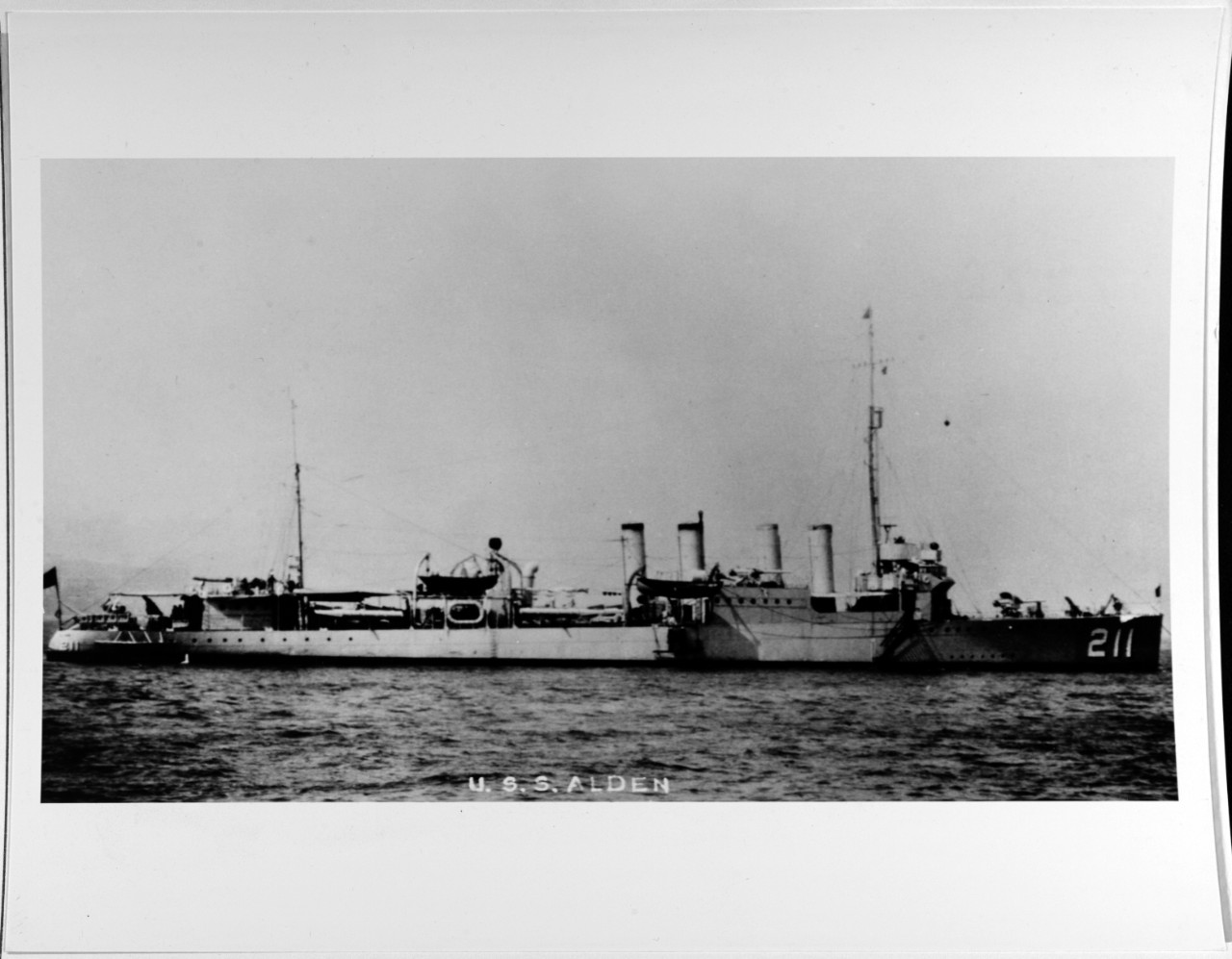 USS ALDEN (DD-211)