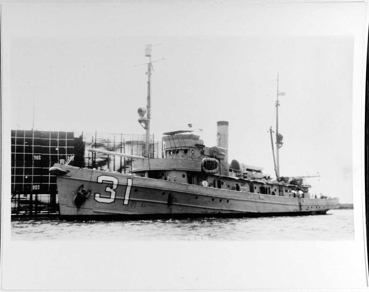 USS TERN (AM-31) 1917-1919.