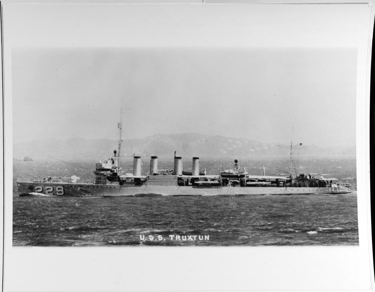 USS TRUXTUN (DD-229)