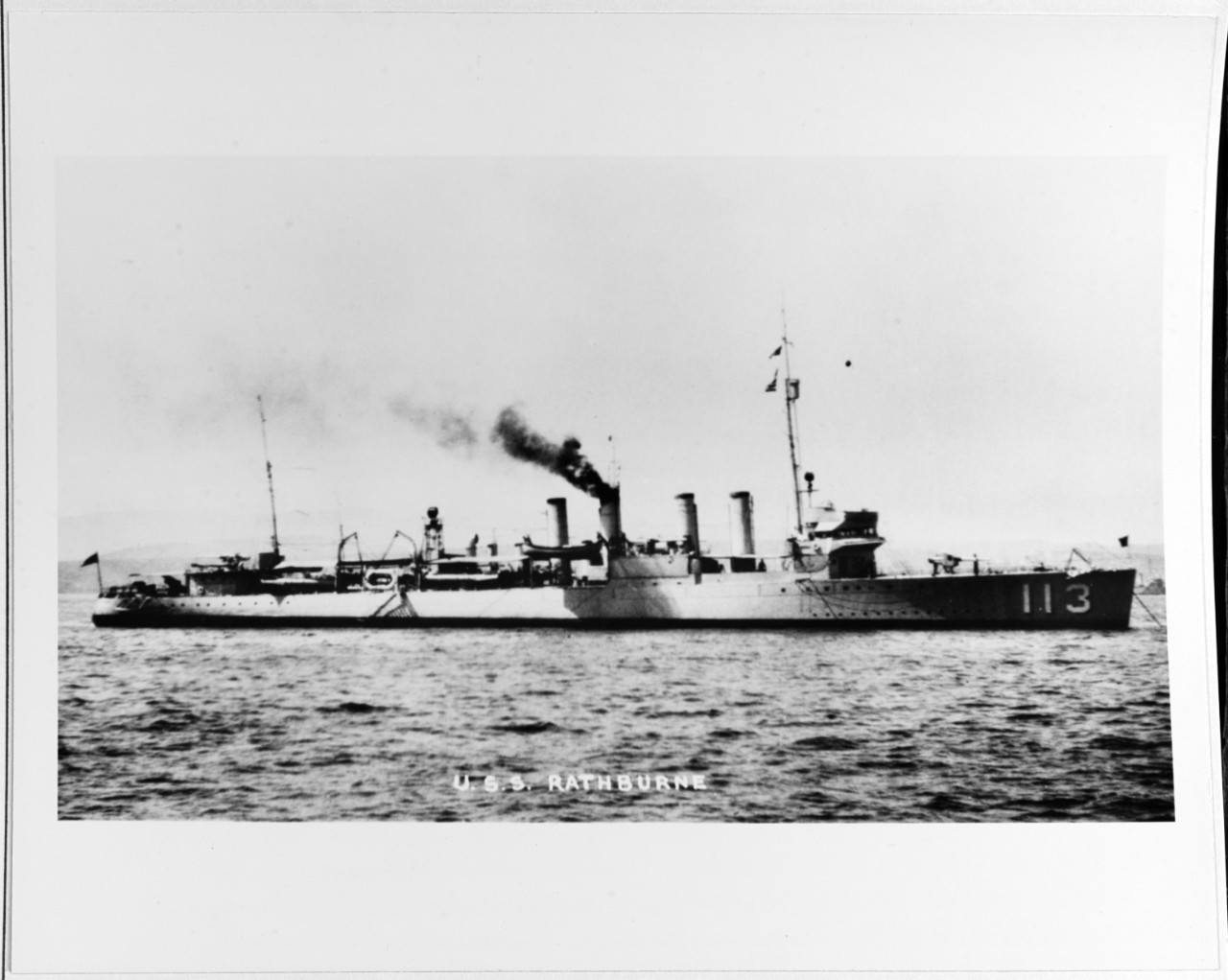 USS RATHBURNE (DD-113)