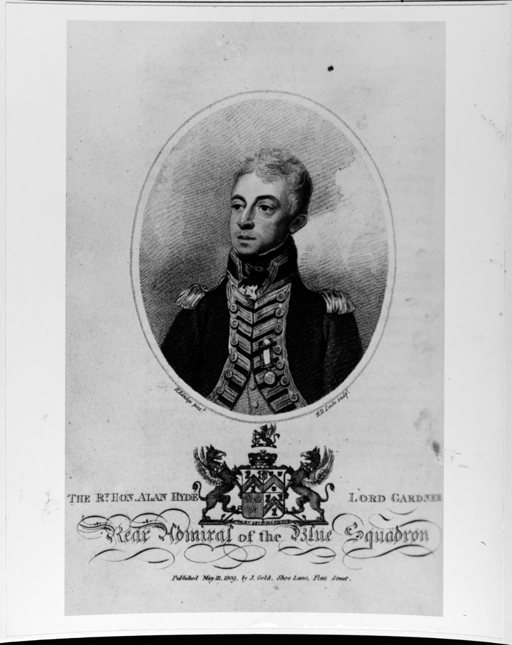 Alan Hyde Gardner, Lord Gardner, (born 1772), British Admiral.