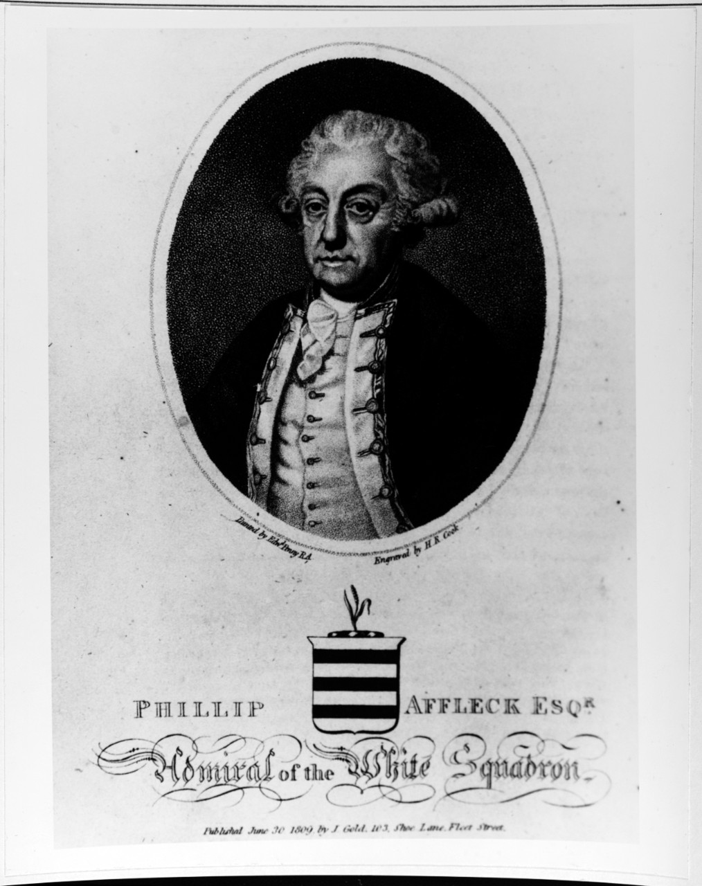 Phillip Affleck (1726-1799), British Admiral.