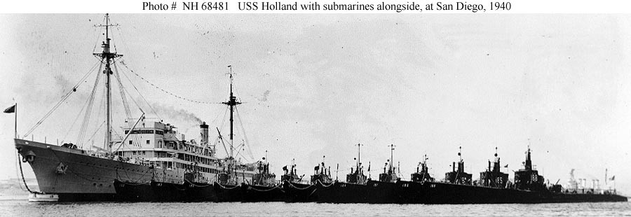 Photo #: NH 68481  USS Holland (AS-3)