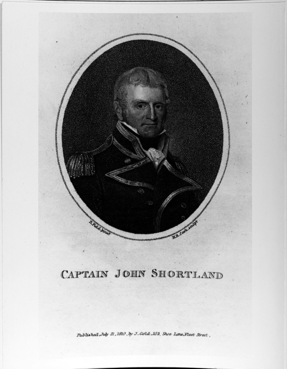 John Shortland (1769-1810), Captain, Royal Navy