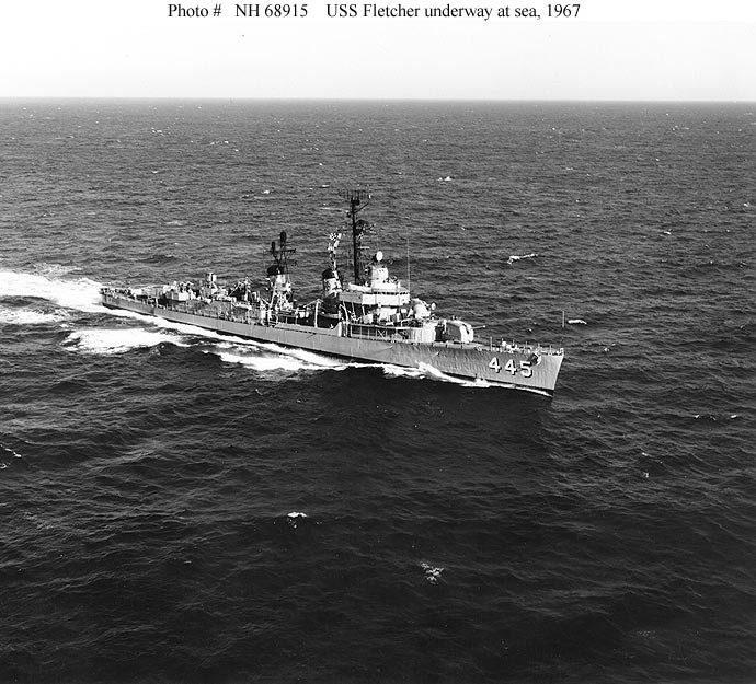 Photo #: NH 68915  USS Fletcher (DD-445)