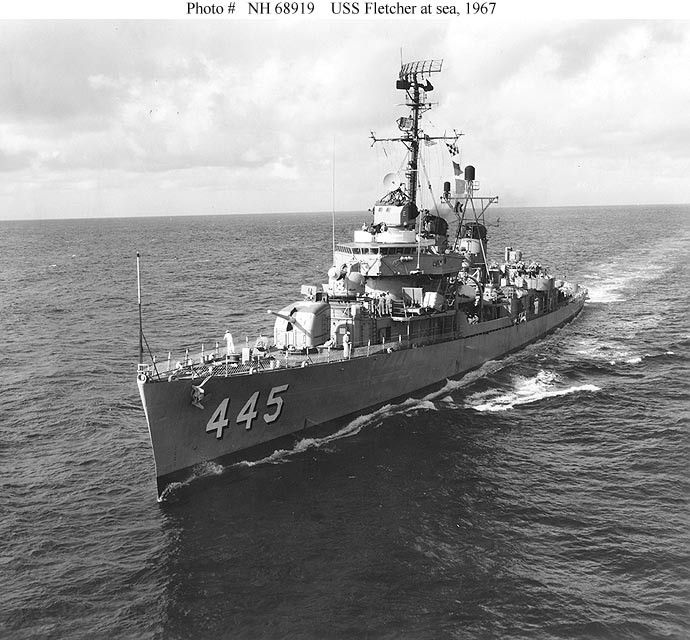 Photo #: NH 68919  USS Fletcher (DD-445)