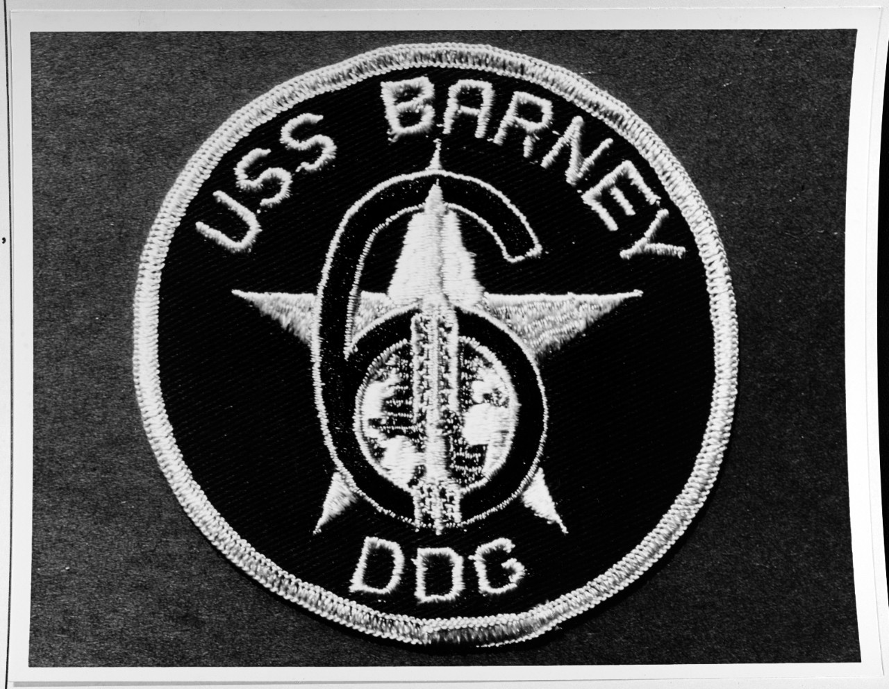 Insignia:  USS BARNEY (DDG-6)