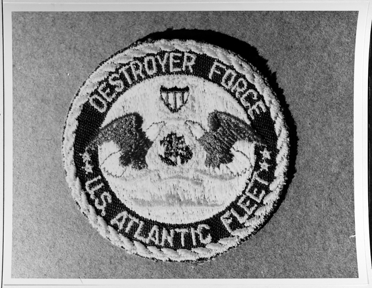 Insignia:  Destroyer Force, U.S. Atlantic Fleet