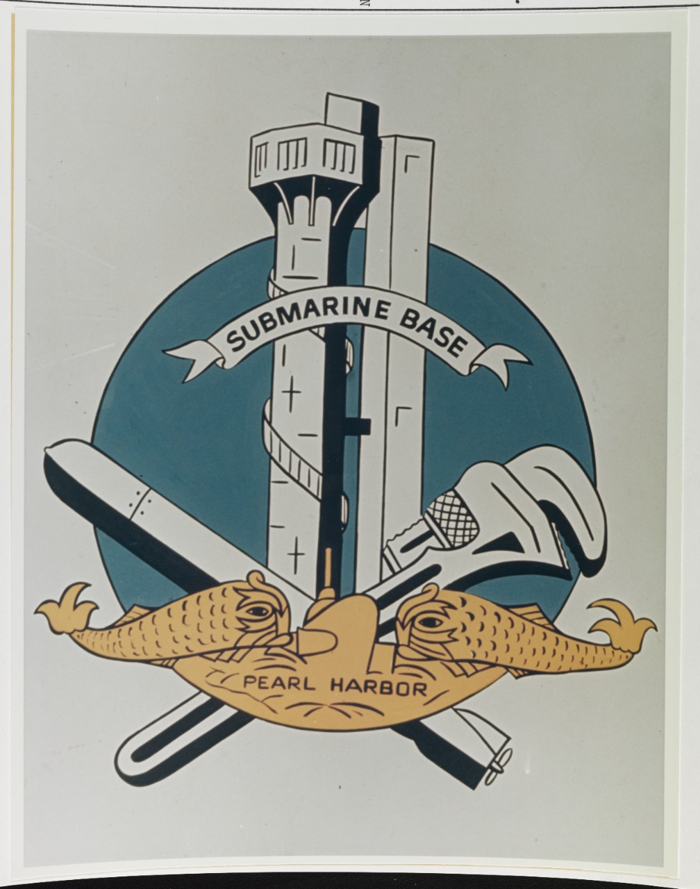 Insignia:  Submarine base, Pearl Harbor