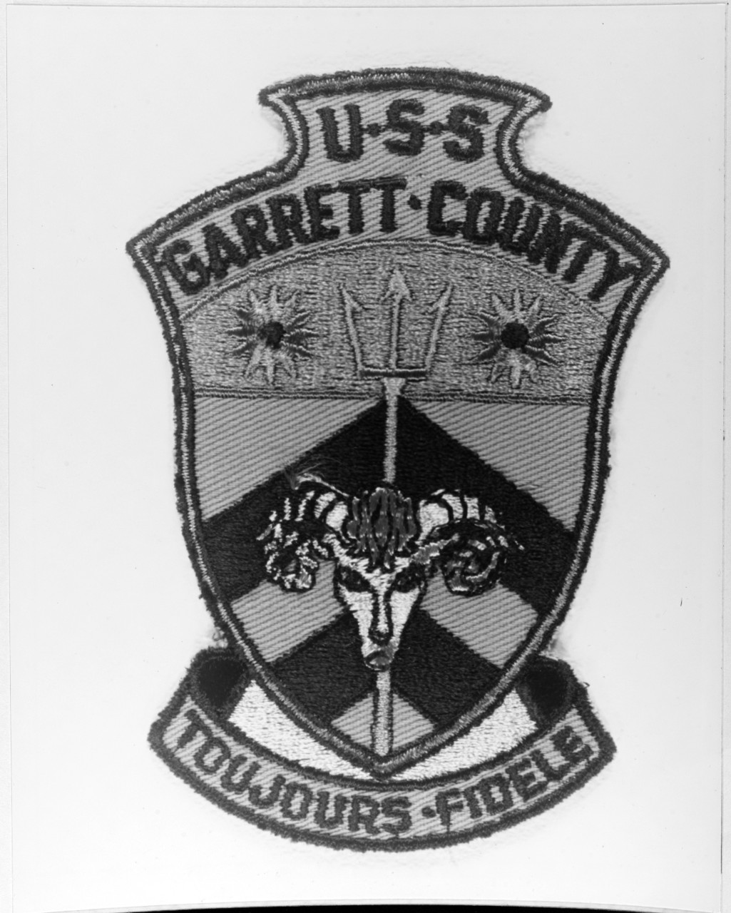 Insignia:  USS GARRETT COUNTY (LST-786)