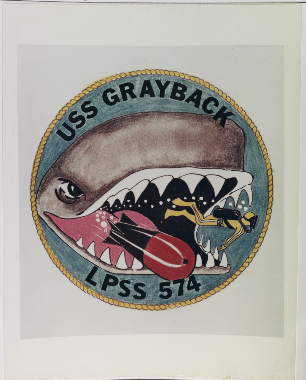 Insignia:  USS GRAYBACK (LPSS-574)