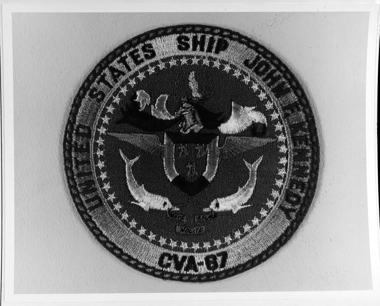 Insignia:  USS JOHN F. KENNEDY (CVA-67)