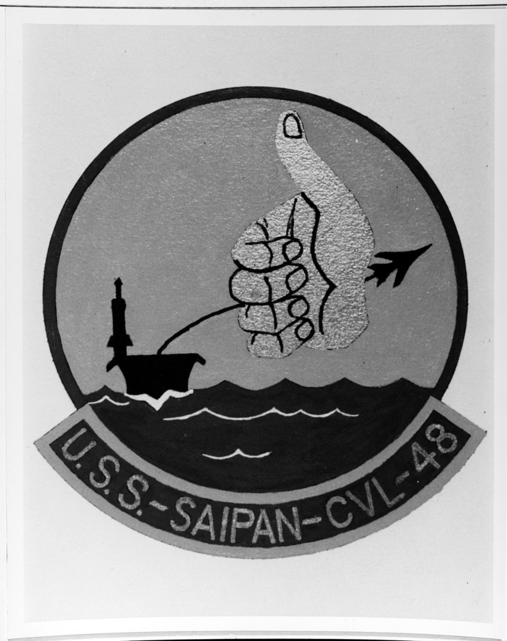 Photo #: NH 70134-KN USS Saipan (CVL-48)