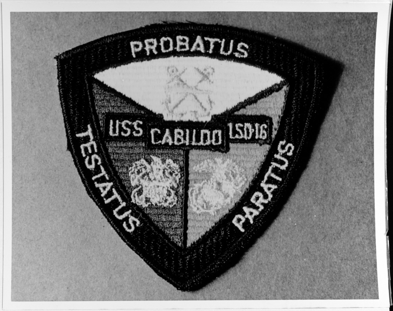 Insignia:  USS CABILDO (LSD-16)