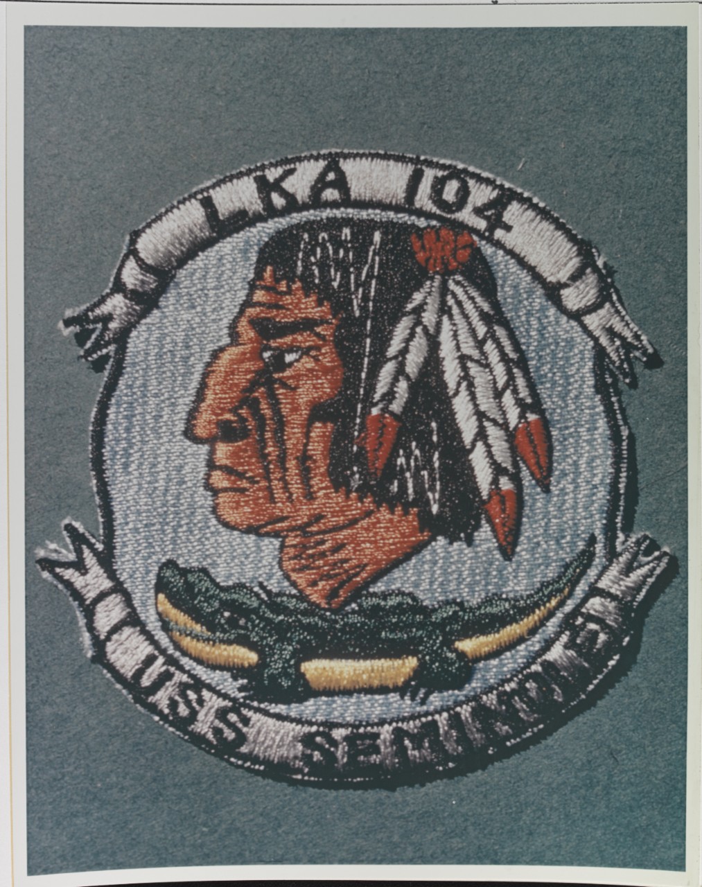 Insignia:  USS SEMINOLE (LKA-104)