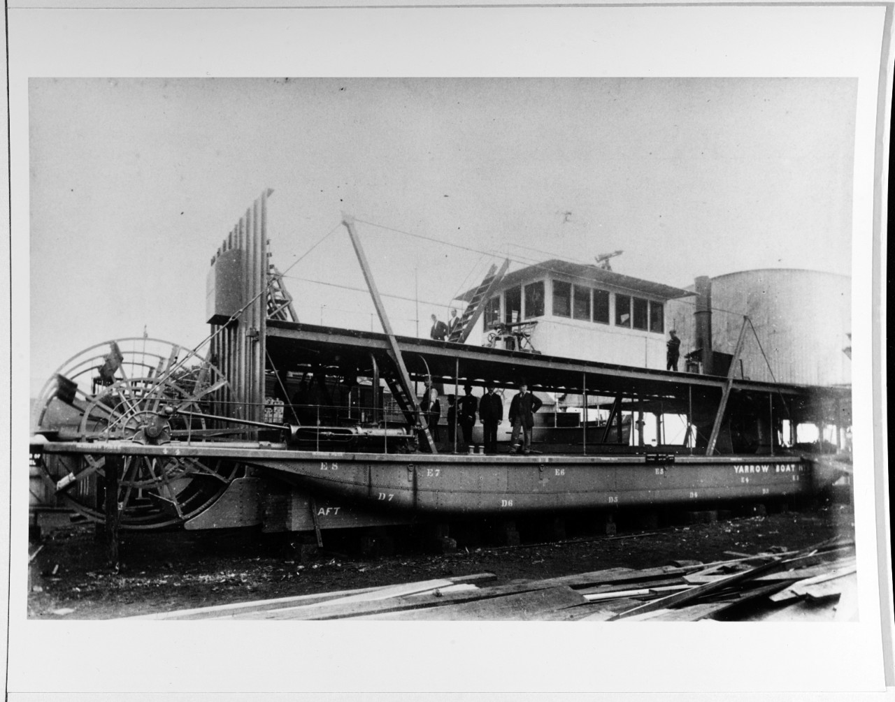 Yarrow boat, no. 2. Built by Messrs. Yarrow and Co. for the Nile expedition in 17 days.