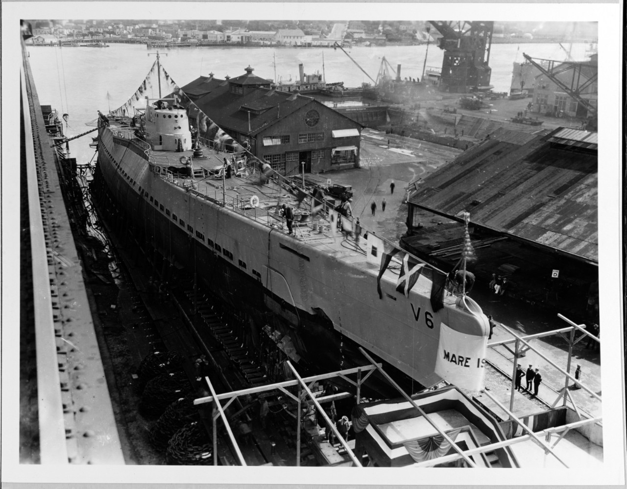 USS NAUTILUS (SS-168), ex V-6