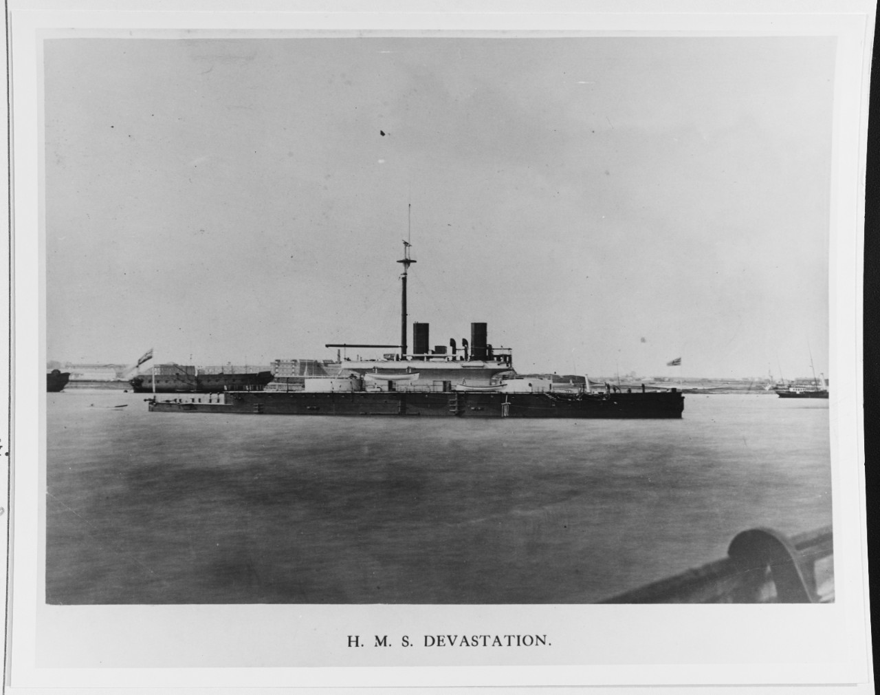HMS DEVASTATION (British Battleship, 1871)