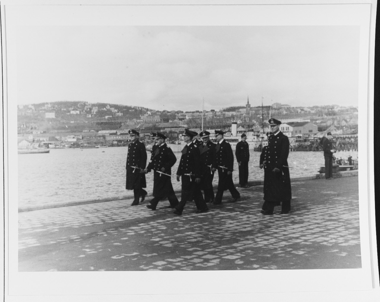 German Grand-Admiral Raeder Visits German Naval Forces At Narvik, Circa 1942.