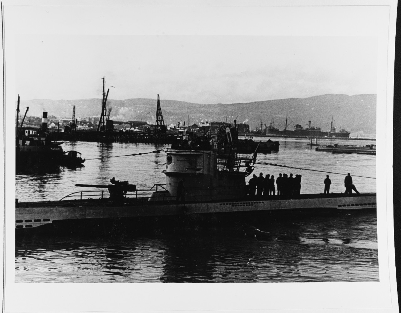 German Type Vii Submarine At Trondheim, Norway.