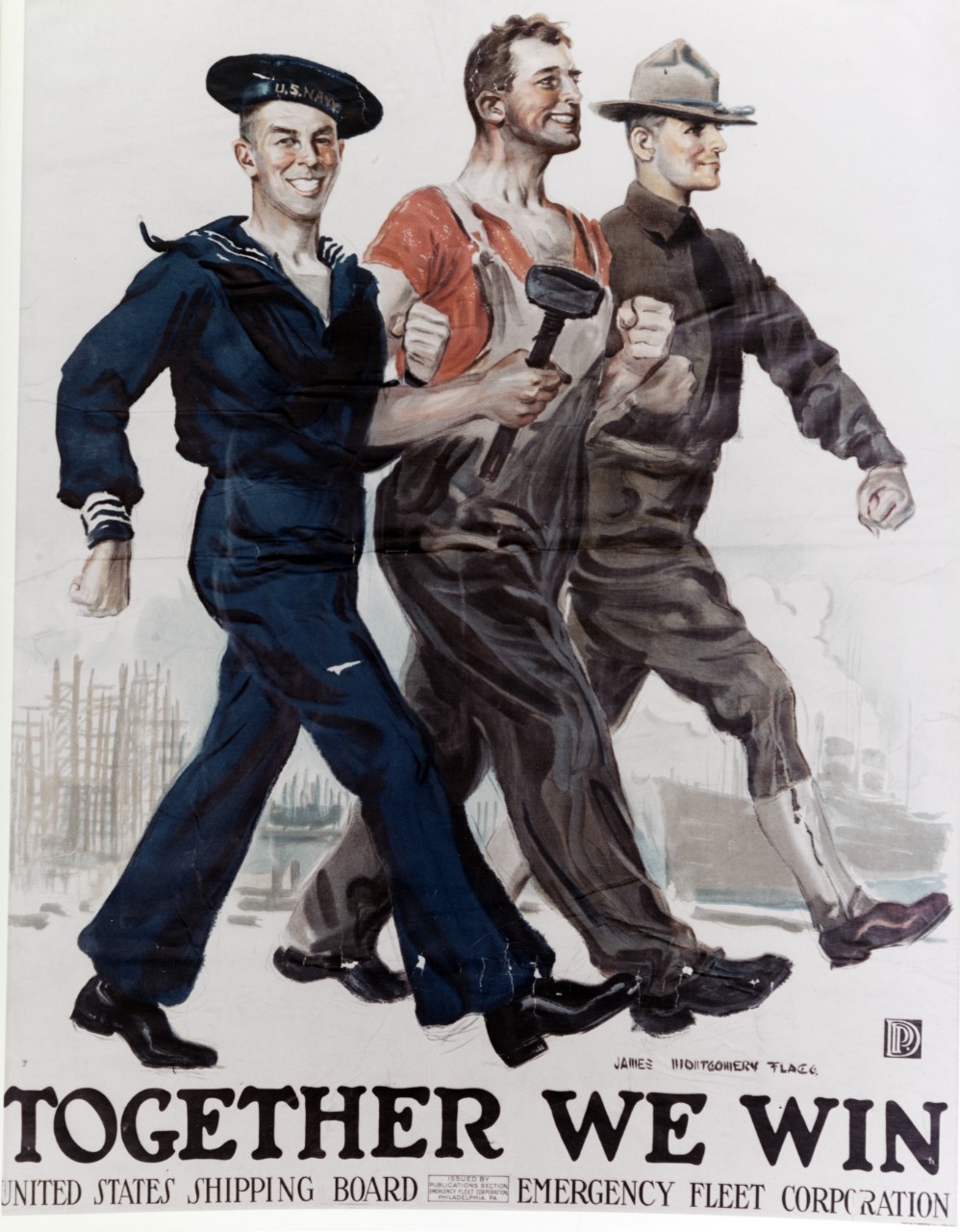 World War I shipping board poster