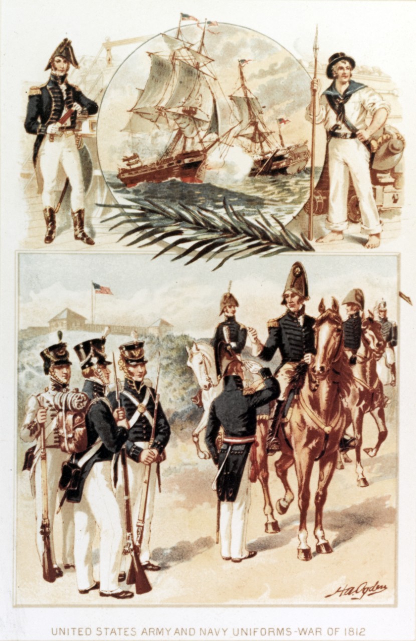 United States Army and Navy Uniforms- War of 1812.