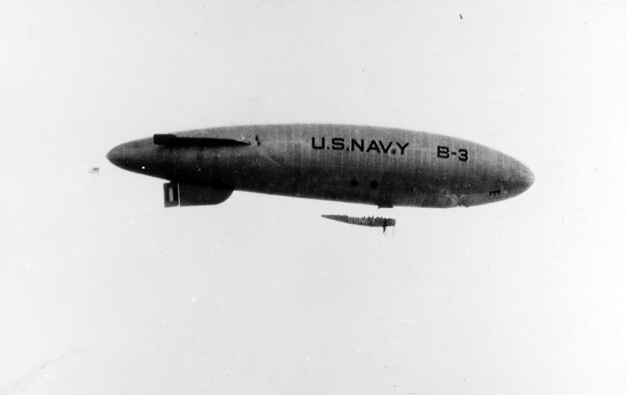 A Goodyear "B" series type airship of late 1917.