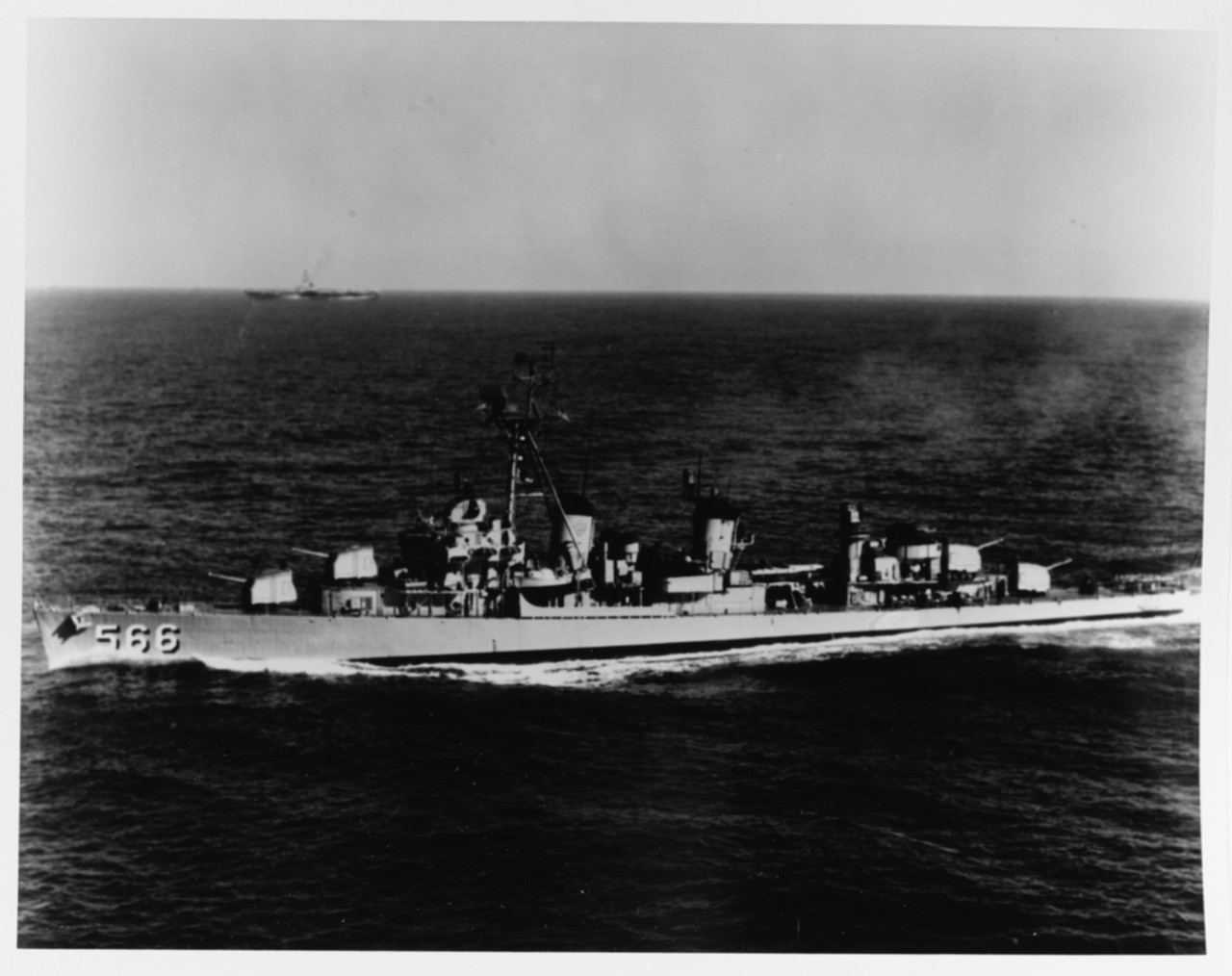 USN Navy Ship USS STODDARD DD 566  Photo Canvas Print 