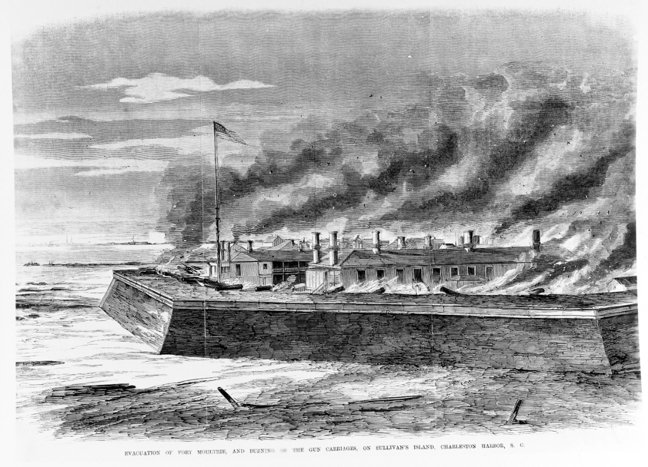 Burning of Fort Moultrie