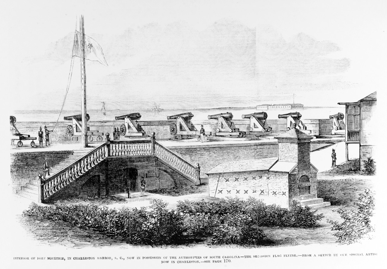 Interior of Fort Moultrie