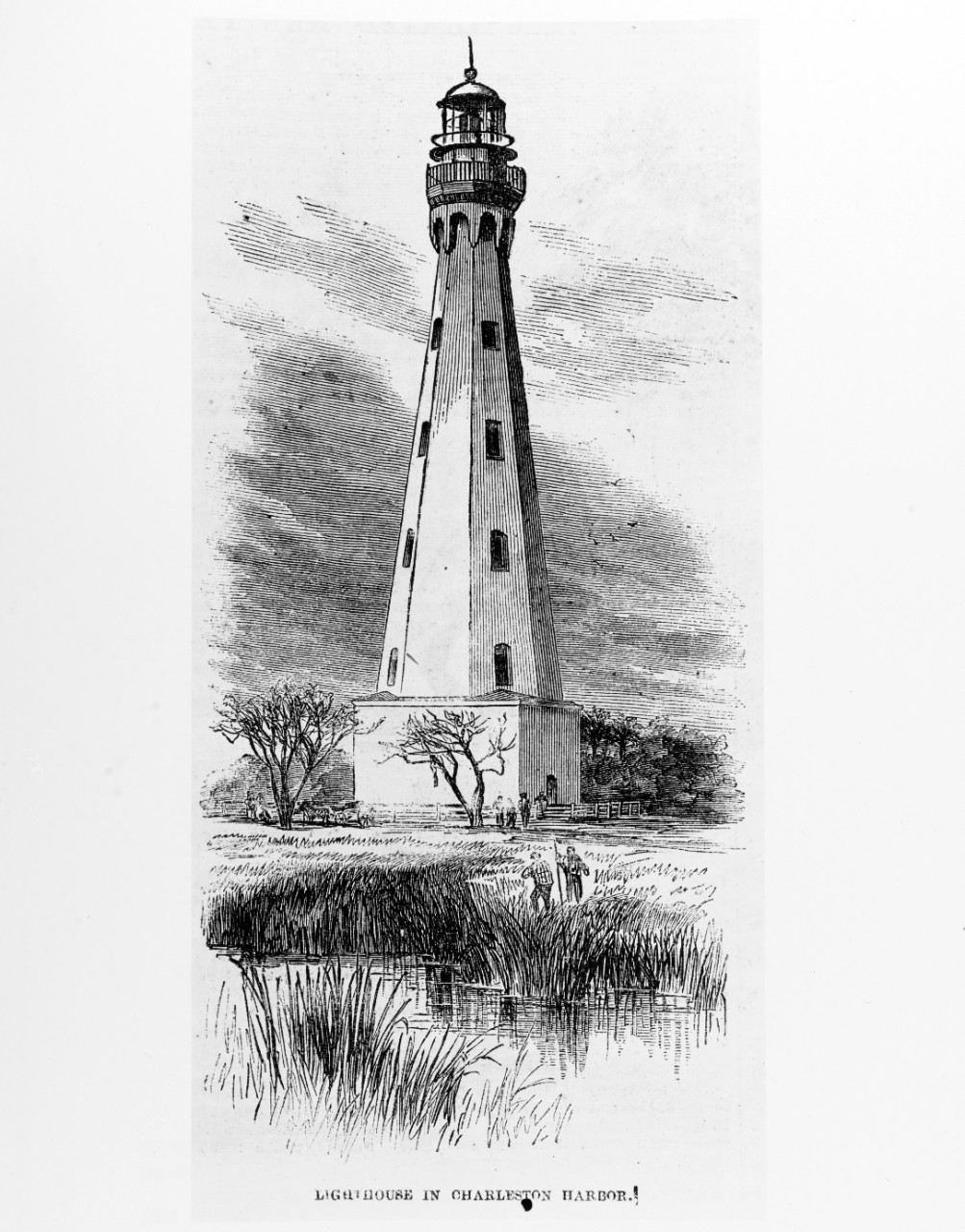 Lighthouse in Charleston Harbor.