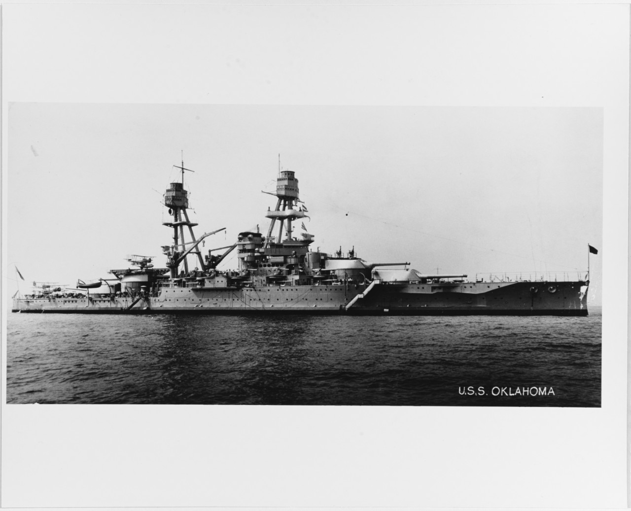 USS OKLAHOMA (BB-37)