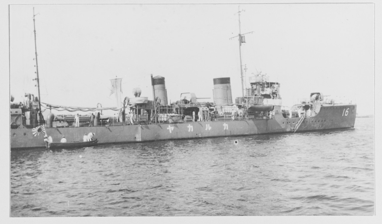 KARUKAYA (Japanese Destroyer, 1923)