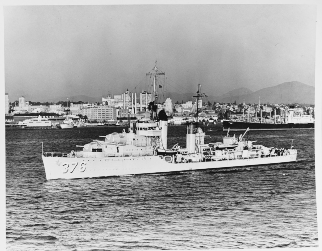 Photo #: NH 74262  USS Cushing (DD-376)