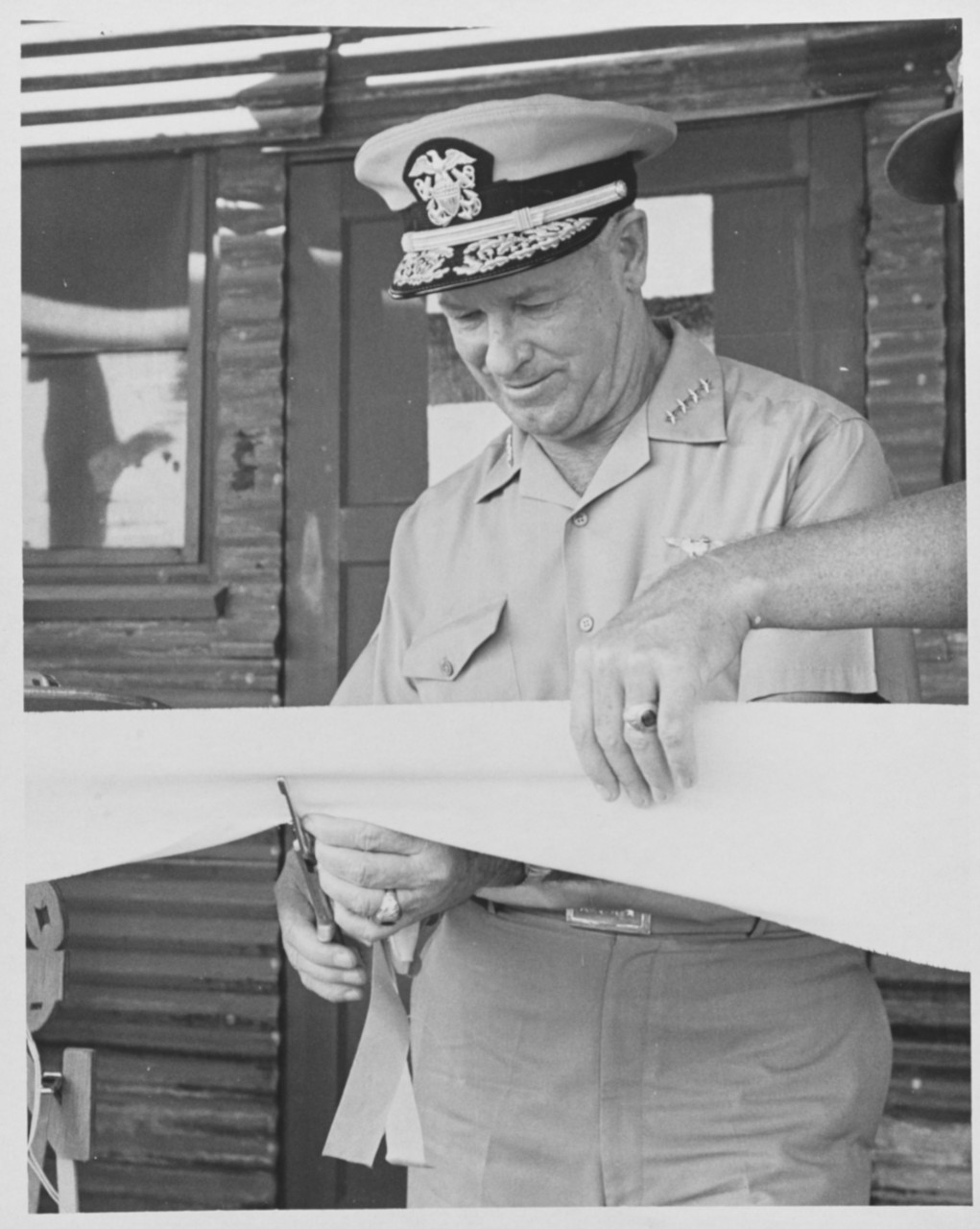 Admiral Roy L. Johnson, USN