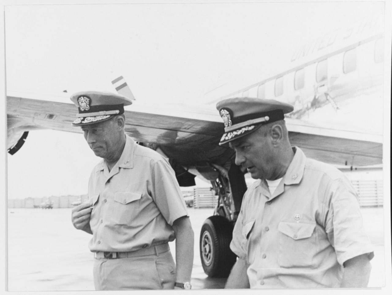 Officers at Da Nang
