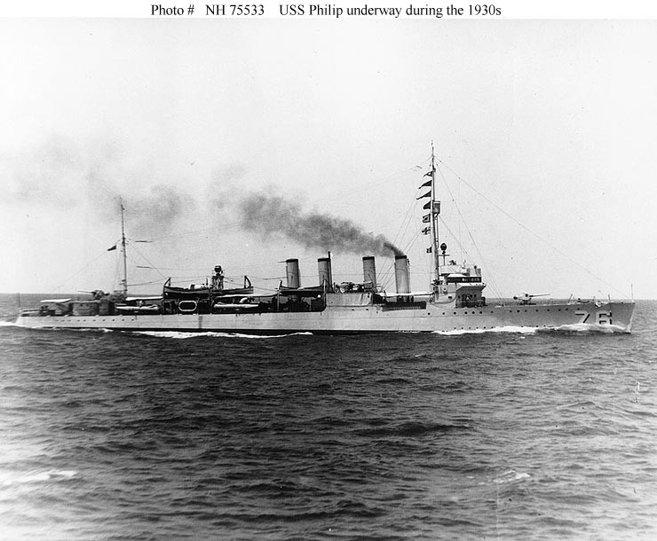 Photo #: NH 75533  USS Philip (DD-76)