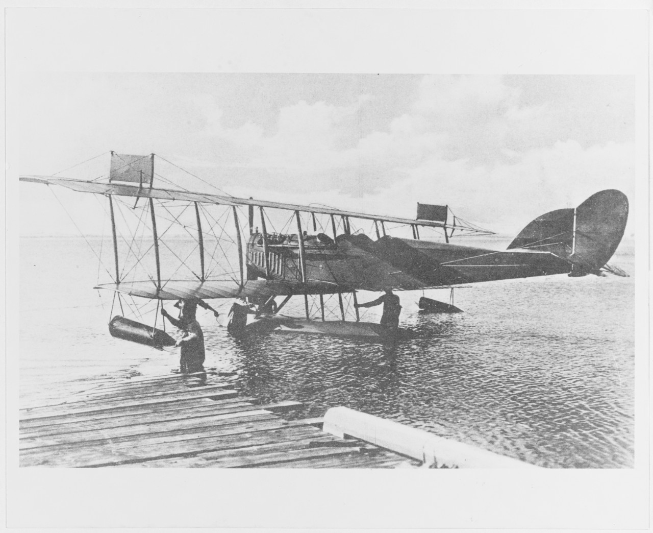 CURTISS N-9 Training Plane at U.S.N. Aeronautic Station, Pensacola, Florida, November 1916