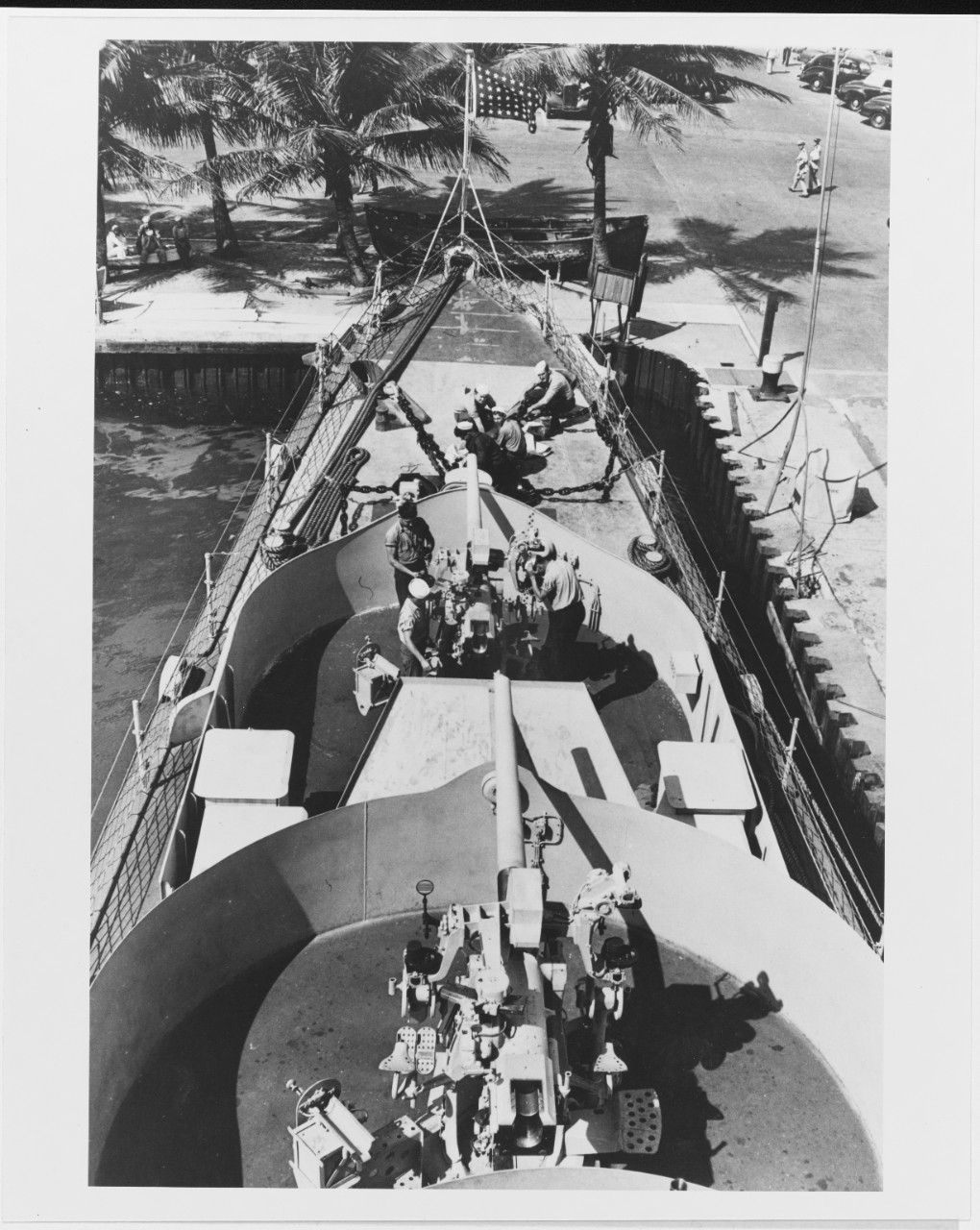 USS BRENNAN (DE-13) in mid-March 1943