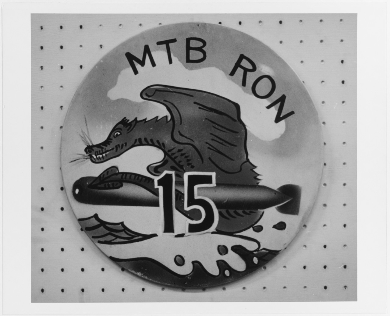 Insignia:  Motor Torpedo Boat Squadron Fifteen (MTB RON 15)