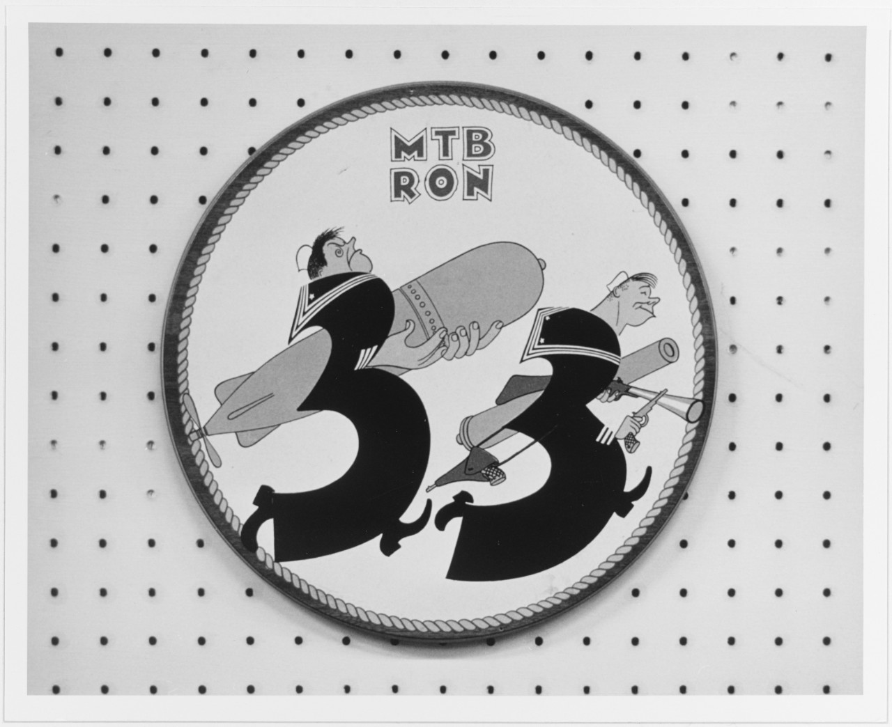 Insignia:  Motor Torpedo Boat Squadron 33 (MTB RON 33)
